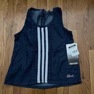 New with tags kids denim top